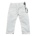 Daniele Alessandrini Pantalone tinta unita con Girovita Regolabile Bianco per Neonato 1295P0869 BIANCO DANIELE ALESSANDRINI 
