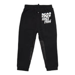 DSQUARED2 pantalone modello tuta tinta unita con stampa Nero per Bambino DQ1928 NERO DSQUARED2 