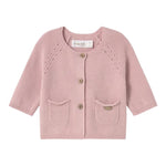 Mayoral Cardigan Tinta Unita Traforato per Neonata 1307 ROSA MAYORAL 