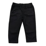 Daniele Alessandrini Pantalone Tinta Unita con Elastico In Vita per Neonato 1295P00206 NERO DANIELE ALESSANDRINI 