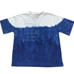 Trussardi T-Shirt Girocollo Bicolore per Bambino TBP26118TS BIANCO/BLU TRUSSARDI 