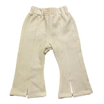 JANICE pantalone tinta unita modello zampa Panna per Neonata JN630N PANNA JANICE 