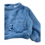 M+E' maglia tinta unita girocollo Azzurro per Neonata UE1134 AZZURRO M+E' 