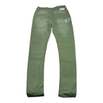 VINGINO pantalone tinta unita con girovita regolabile e stampa Verde per Bambino NB1620036 VERDE VINGINO 