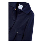 MAYORAL cappotto tinta unita cn finte tasche Blu per Bambina 448476 BLU MAYORAL 