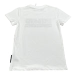 John Richmond T-Shirt Girocollo Tinta Unita con Stampa per Bambino RBP26088TS BIANCO JOHN RICHMOND 