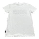 John Richmond T-Shirt Girocollo Tinta Unita con Stampa per Bambino RBP26088TS BIANCO JOHN RICHMOND 