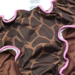 Saint Barth Costume 2 Pezzi Slip-Triangolo per Bambina CRIS009 MARRONE SAINT BARTH 