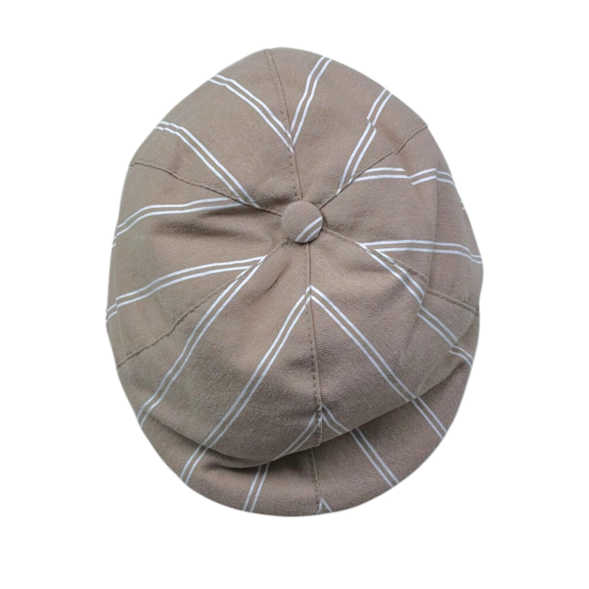 Le Bebe' Cappello Modello Coppola Tinta Unita con Fantasia per Neonato LBB5392 BISCOTTO LE BEBE' 