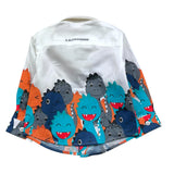 DANIELE ALESSANDRINI camicia tinta unita con stampa Bianco per Neonato 1291C00005 BIANCO DANIELE ALESSANDRINI 