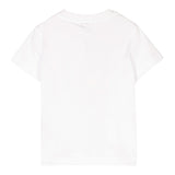 F**K T-Shirt Tinta Unita Girocollo Con Stampa Bianco Per Neonato