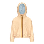 K-Way Giubbino Reversibile Bicolore con Cappuccio per Bambina K41337WX ARANCIONE/AZZURRO K-WAY 