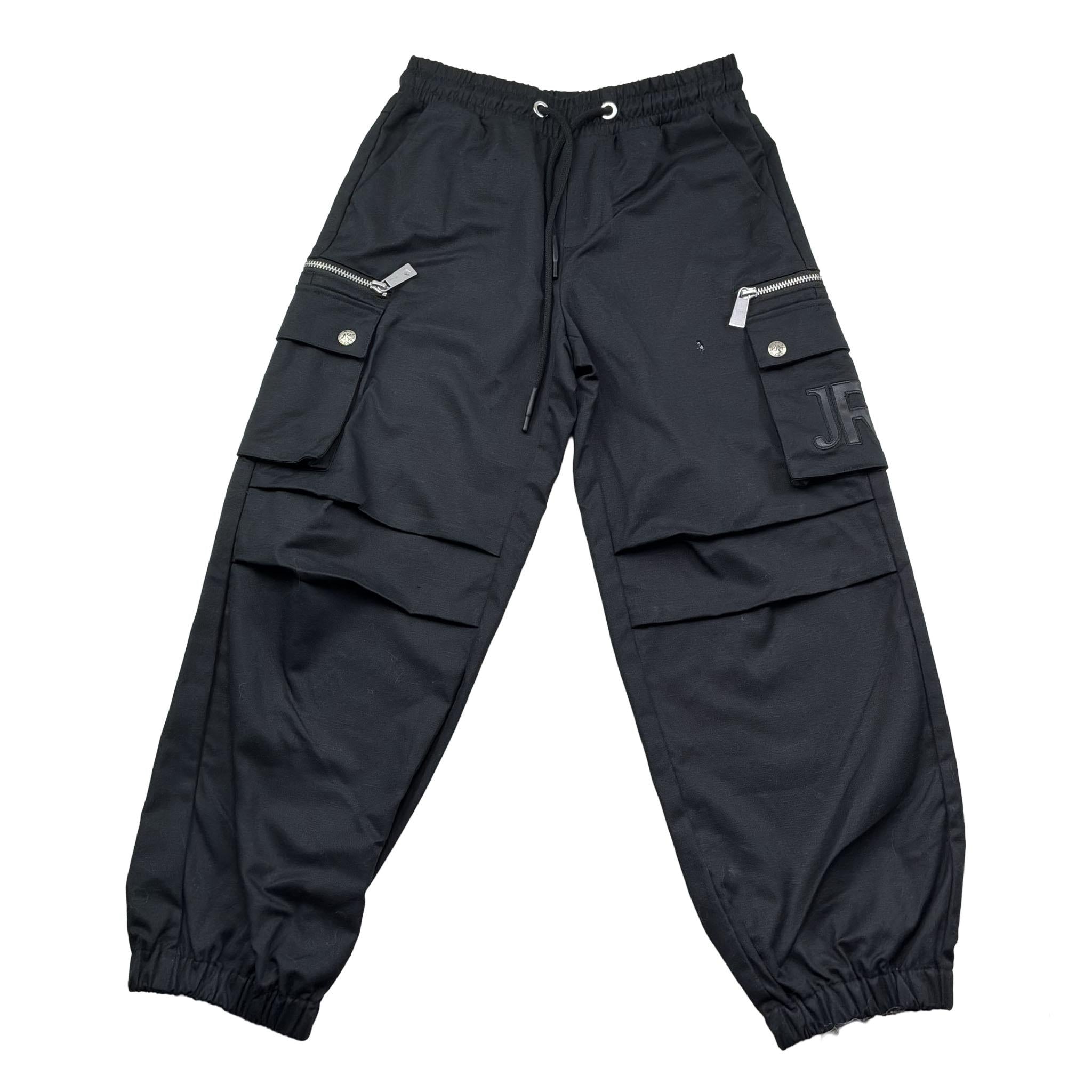 John Richmond Pantalone Tinta Unita con Elastico In Vita per Bambino RBP26049PA NERO JOHN RICHMOND 