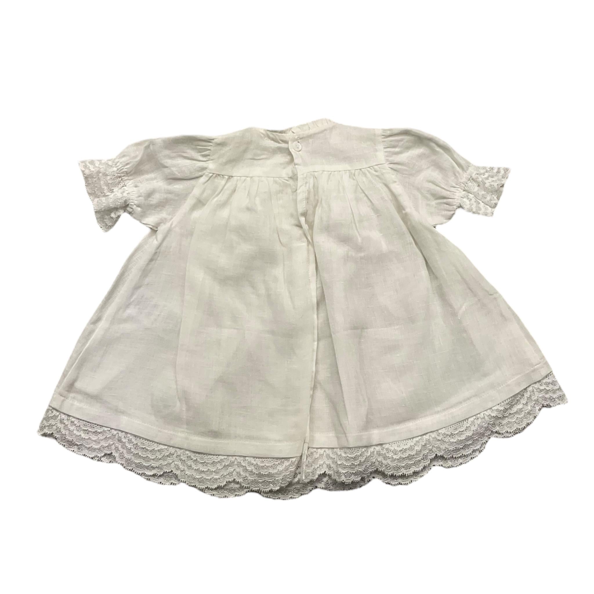 Wedoble Abito Mezza Manica Tinta Unita Bianco Per Neonata V2416704A BIANCO WEDOBLE 