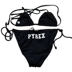 Pyrex Costume 2 Pezzi Triangolo-Mutandina Nero per Bambina 028284 NERO PYREX 