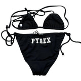 Pyrex Costume 2 Pezzi Triangolo-Mutandina Nero per Bambina 028284 NERO PYREX 