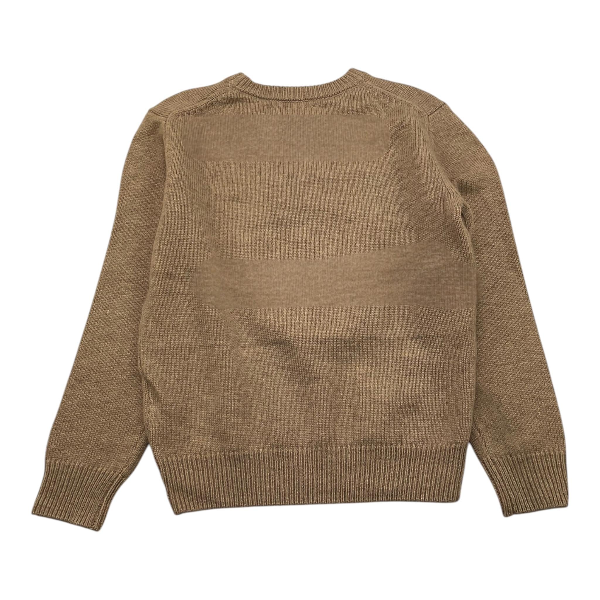 SAINT BARTH maglia tinta unita con stampa Sabbia per Bambina TRUDIPANDA SABBIA SAINT BARTH 