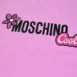 Moschino Abito Mezza Manica Tinta Unita con Stampa per Bambina HEV0GL ROSA MOSCHINO 