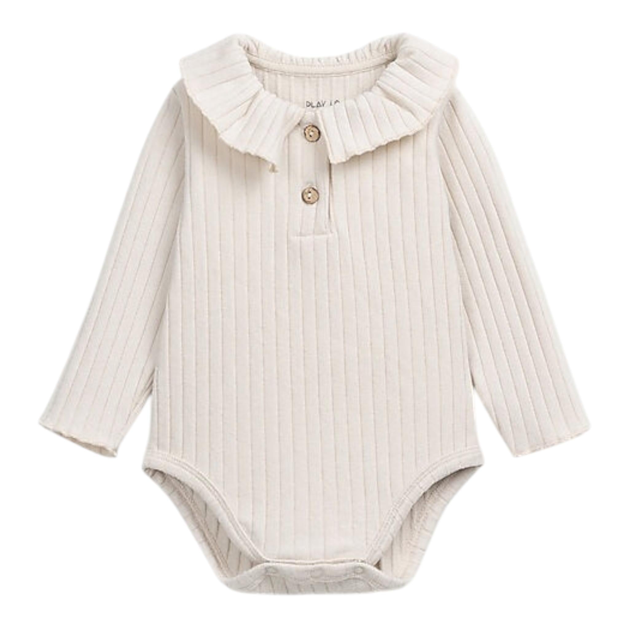 PLAY UP body tinta unita con rouches Beige per Bambina PA022AP11200J BEIGE PLAY UP 
