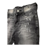 J CHEAP jeans tinta unia con girovita regolabile Nero per Bambino JCHEAP NERO J CHEAP 