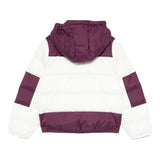 K-WAY giubbino bicolore con cappuccio in contrasto Bianco/viola per Bambina K6117YWAX BIANCO/VIOLA K-WAY 