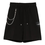 John Richmond Bermuda Tinta Unita con Elastico In Vita per Bambino RBP25226BEX NERO JOHN RICHMOND 