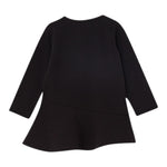 LIU JO abito modello felpa tinta unita con stampa Nero per Bambina KF4023X NERO LIU JO 