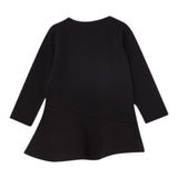 LIU JO abito modello felpa tinta unita con stampa Nero per Bambina KF4023X NERO LIU JO 