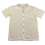 Pype Camicia Mezza Manica Tinta Unita per Bambino GOLDEN PANNA PYPE 