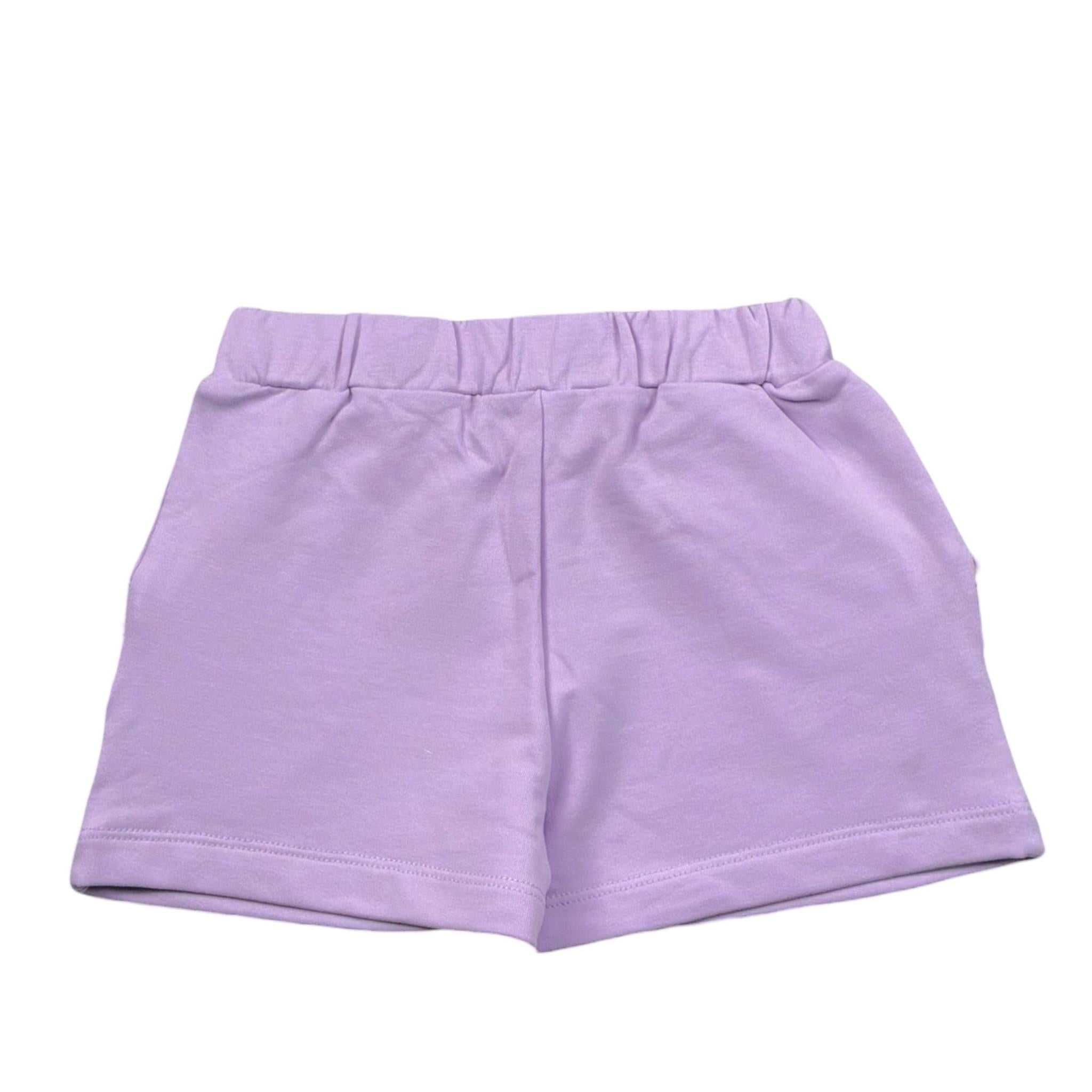 Liu Jo Short Tinta Unita con Logo per Neonata KA5083XXN LILLA LIU JO 