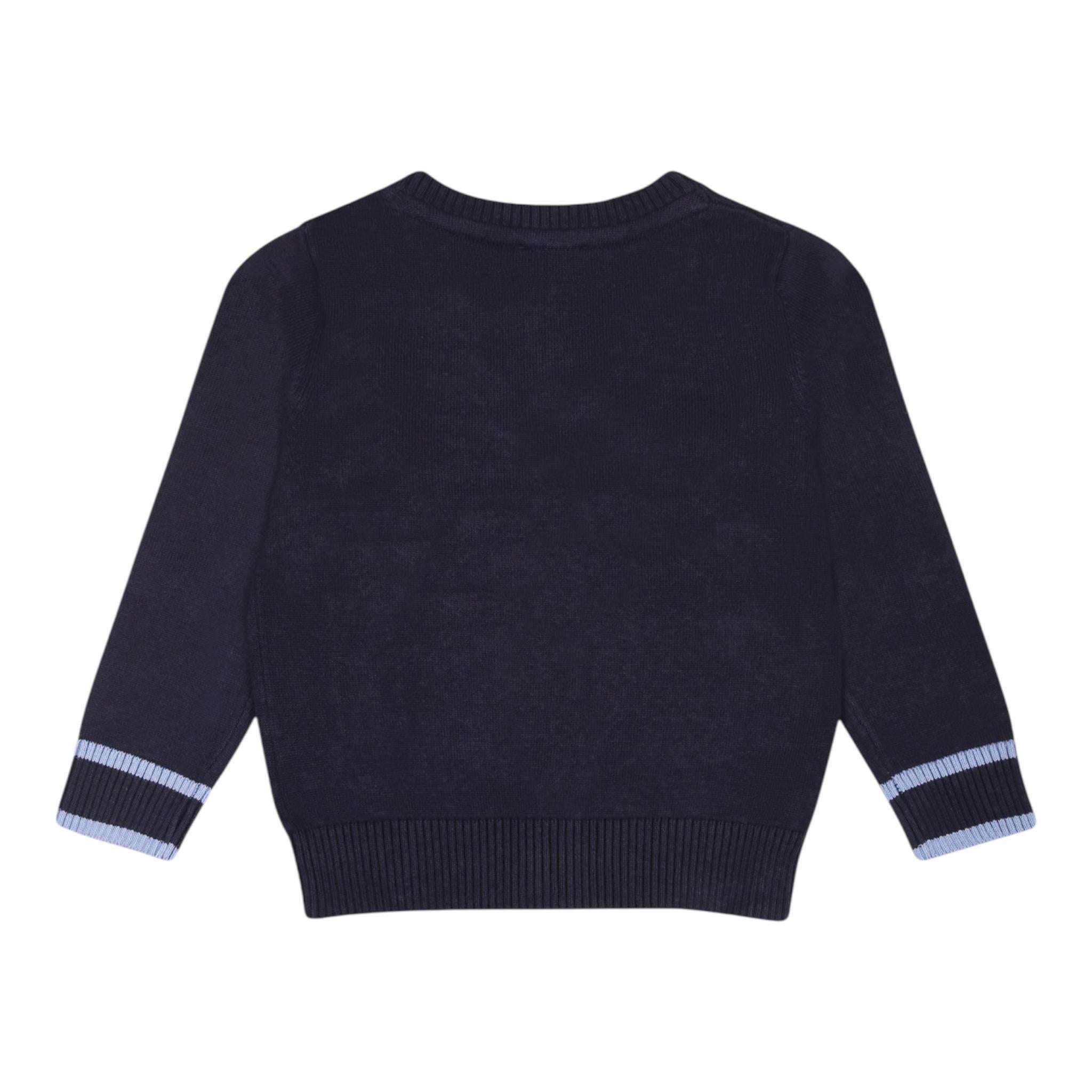 Trussardi Cardigan Tinta Unita con Logo per Neonato TIP25049CD BLU TRUSSARDI 