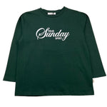 PAOLO PECORA shirt girocollo tinta unita con logo Verde per Bambino PP4131 VERDE PAOLO PECORA 