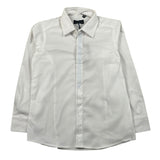 Manuell & Frank Camicia Manica Lunga Tinta Unita per Bambino MF3404B BIANCO MANUELL & FRANK 