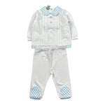 Marlu' Completo 2 Pezzi Shirt-Ghettina per Neonato EC6551 BIANCO MARLU' 