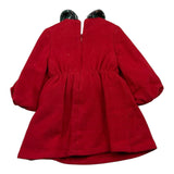 LE BEBE' abito manica lunga tinta unita con fiocco in contrasto Rosso per Neonata LBG6198 ROSSO LE BEBE' 