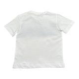 Cesare Paciotti T-Shirt Girocollo Tinta Unita con Stampa per Bambino TSP5157BX BIANCO CESARE PACIOTTI 
