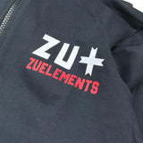Zu+Elements Felpa Tinta Unita con Zip E Cappuccio per Bambino ZU1781 NERO ZU+ELEMENTS 