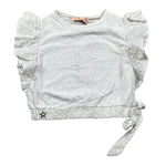 Shopart Top In Pizzo tinta unita Bianco per Bambina 023023 BIANCO SHOPART 