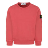 Stone Island Felpa Chiusa Girocollo Tinta Unita per Bambino K1S16610011 SALMONE STONE ISLAND 