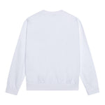 EMPORIO ARMANI felpa tinta unita girocollo con stampa Bianco per Bambino 3DBM62 BIANCO EMPORIO ARMANI 