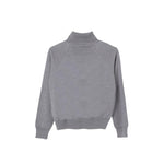 N°21 maglia modello lupetto tinta unita con logo Grigio per Bambino N21956 GRIGIO N°21 