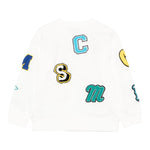 Stella Mccartney Felpa Girocollo Tinta Unita con Stampa per Bambino TW4R10 BIANCO STELLA McCARTNEY 