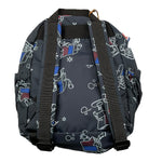 K-WAY zaino tinta unita con stampe logo Blu per Bambino K5123SW BLU K-WAY 