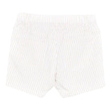 Moschino Bermuda Fantasia A Righe per Neonato MUQ01D BIANCO/BEIGE MOSCHINO 