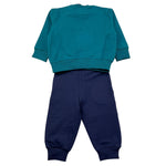 CESARE PACIOTTI completo bicolore 2pz felpa-pantalone Blu/verde per Neonato COMP5310BXX BLU/VERDE CESARE PACIOTTI 