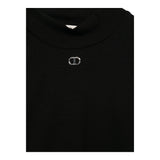 TWINSET maglia tinta unita mezzo collo Nero per Bambina 242GJ2434 NERO TWINSET 