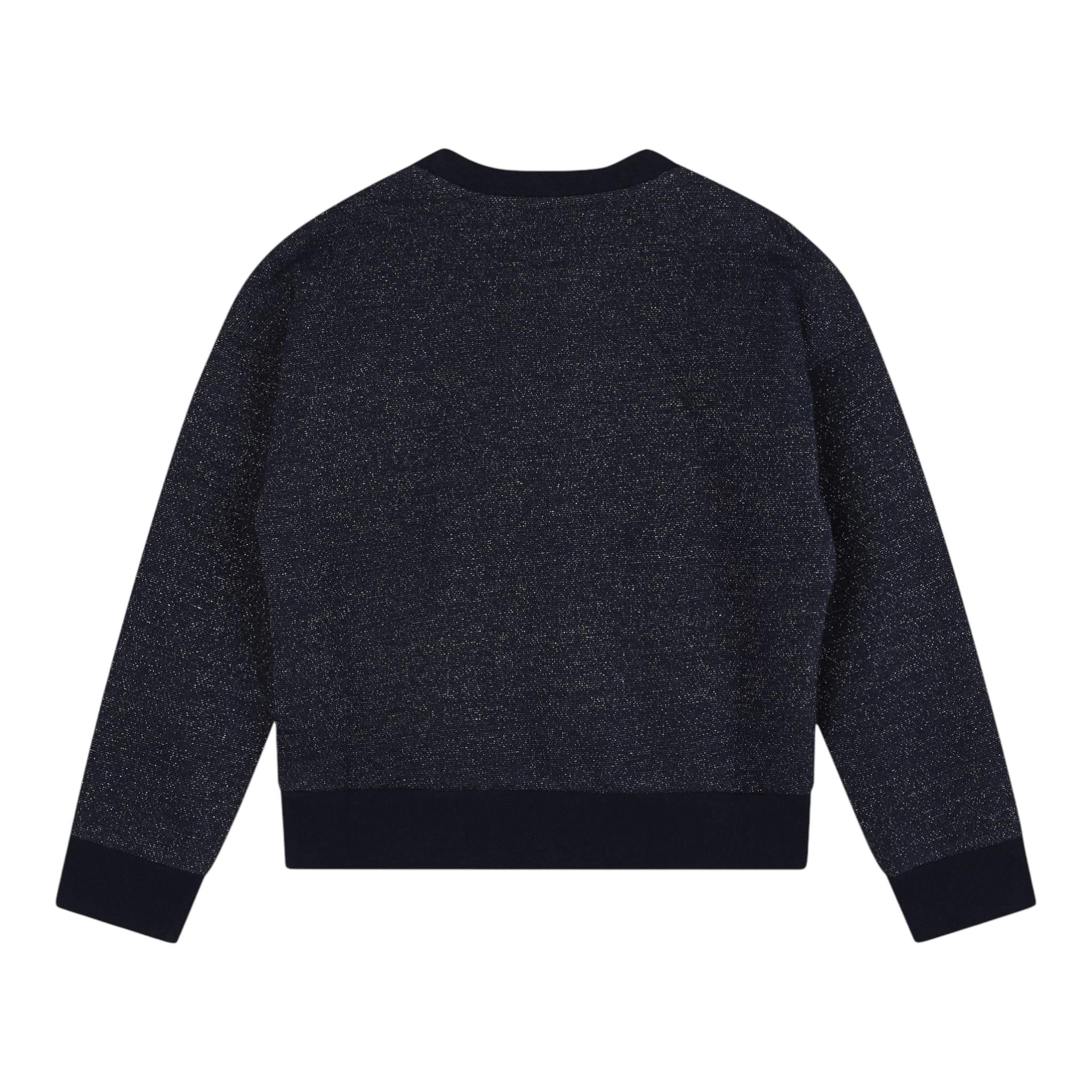 MICHAEL KORS felpa girocollo tinta unita con stampa Blu per Bambina R30149 BLU MICHAEL KORS 