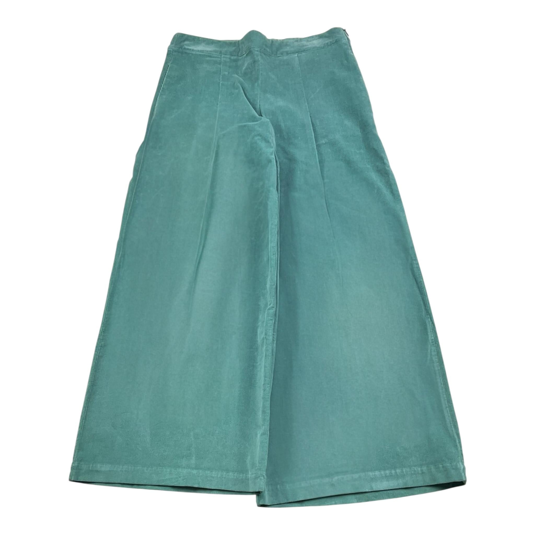 MANILA GRACE pantalone tinta unita modello a palazzo Verde per Bambina 009258 VERDE MANILA GRACE 