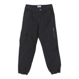 Moschino Pantalone Tinta Unita Modello Cargo Con Tasche Americane Nero Per Bambino