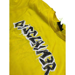 Disclaimer T-Shirt Girocollo Tinta Unita con Stampa per Bambino 25EDK58408 GIALLO DISCLAIMER 